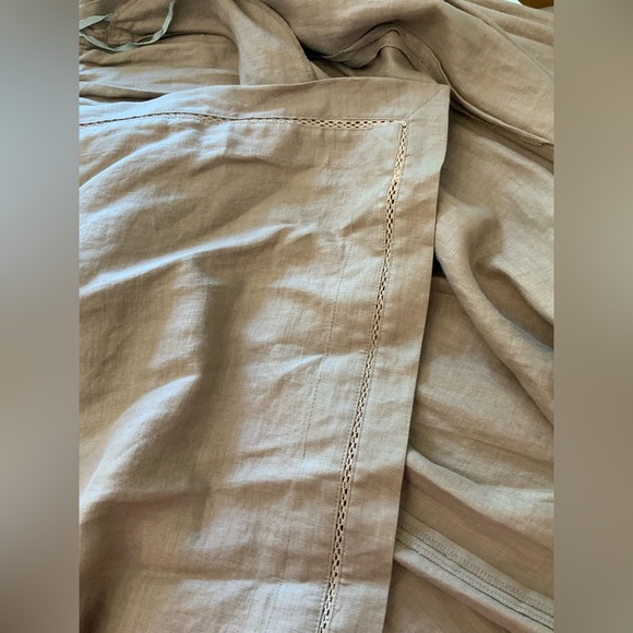 Abby Rose for Strategy - taupe linen wrap skirt - Picture 5 of 5